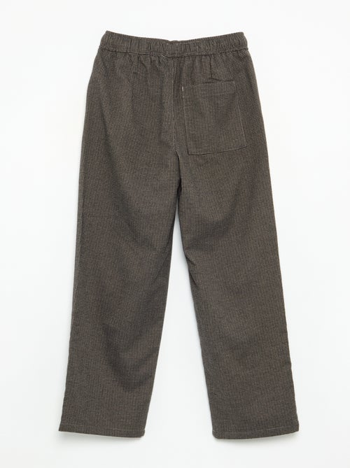 Plaid Flannel Pants - Kiabi