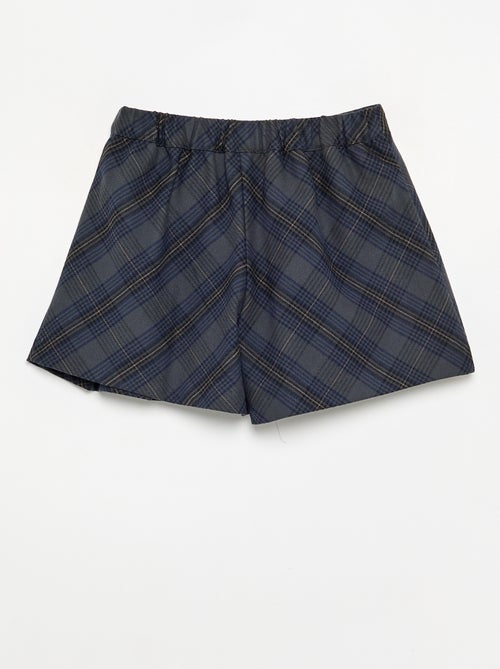 Plaid Skort - Kiabi