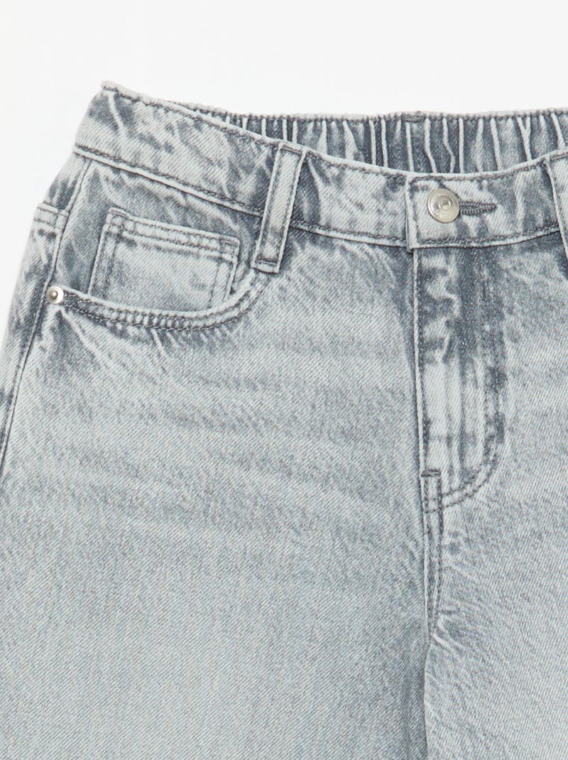 Plain Baggy 5-Pocket Jeans Grey - Kiabi
