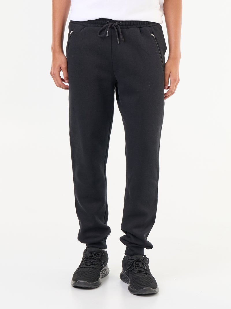 Plain basic joggers Black - Kiabi