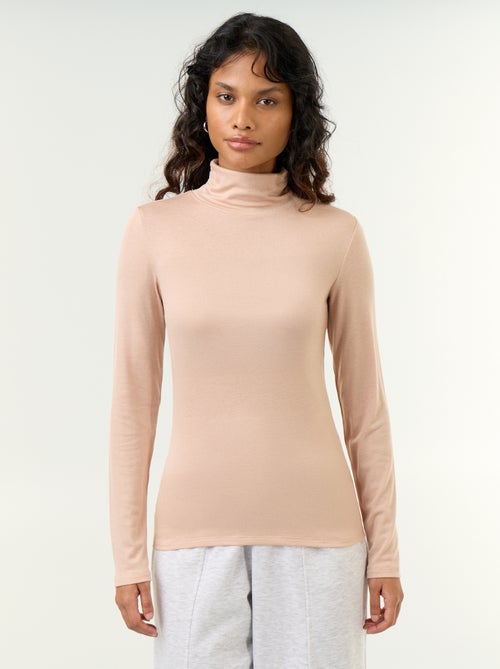 Plain blended wool turtleneck - Kiabi