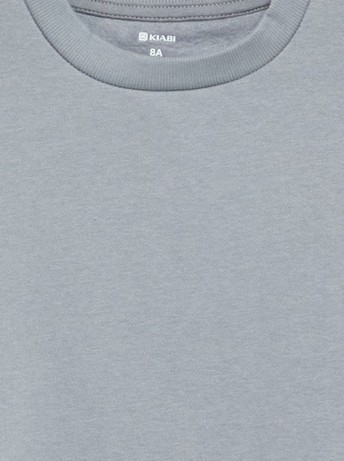 Plain brushed fleece sweatshirt - Kiabi