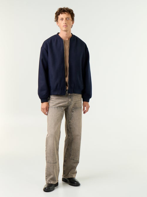 Plain Brushed Fleece Sweatshirt - Kiabi Plain Brushed Fleece Sweatshirt - Kiabi