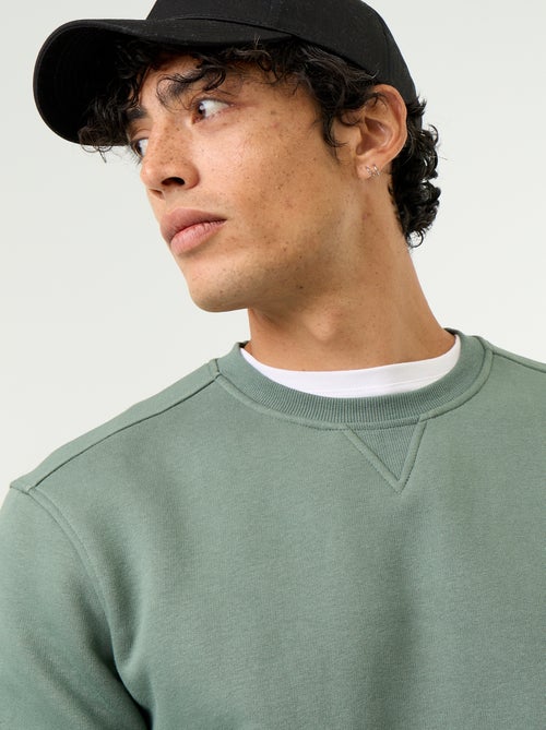 Plain Brushed Fleece Sweatshirt - Kiabi