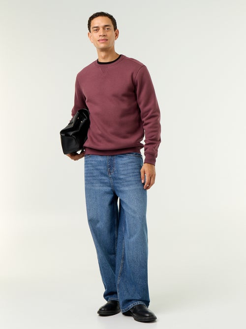 Plain Brushed Fleece Sweatshirt - Kiabi