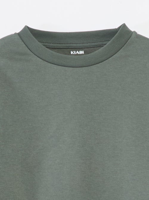 Plain brushed sweatshirt - Kiabi