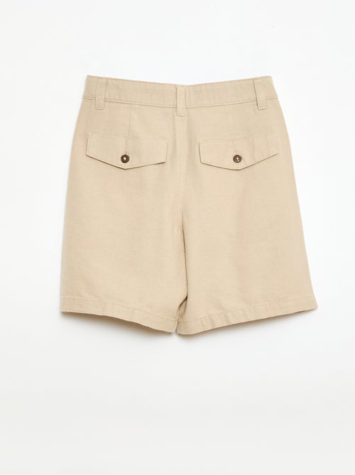 Plain chino shorts - Kiabi