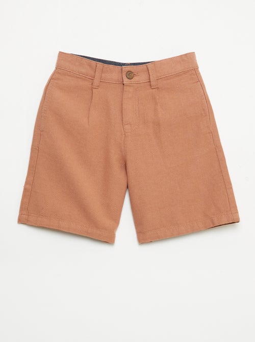 Plain chino shorts - Kiabi