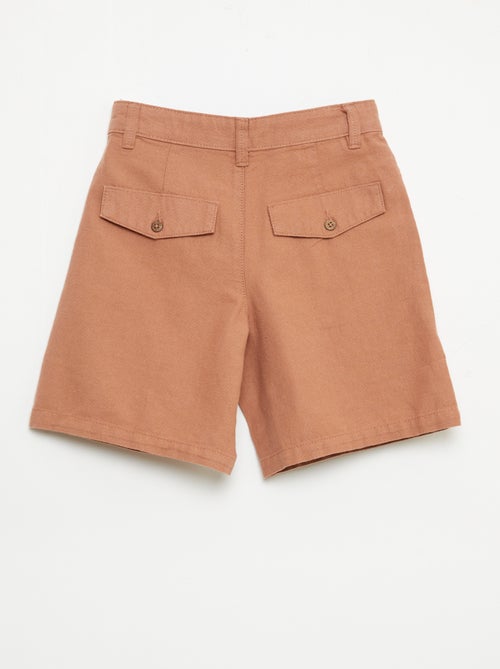 Plain chino shorts - Kiabi