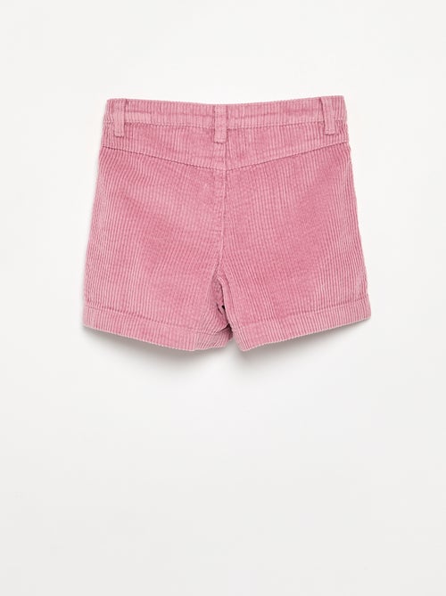 Plain Corduroy Shorts - Kiabi