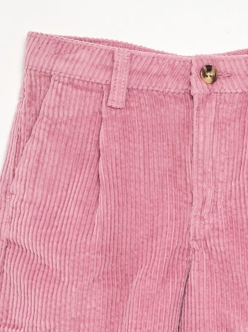 Plain Corduroy Shorts - Kiabi