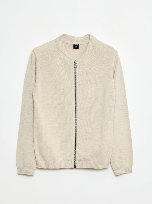 Plain Cotton Cardigan - Kiabi