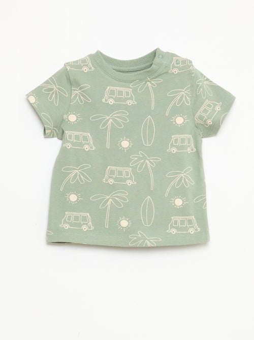 Plain Cotton Jersey T-shirt - Kiabi