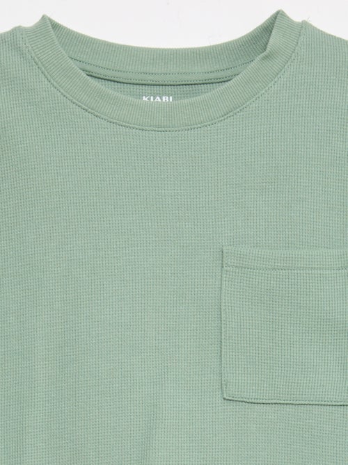 Plain Cotton Pajama Set - Kiabi