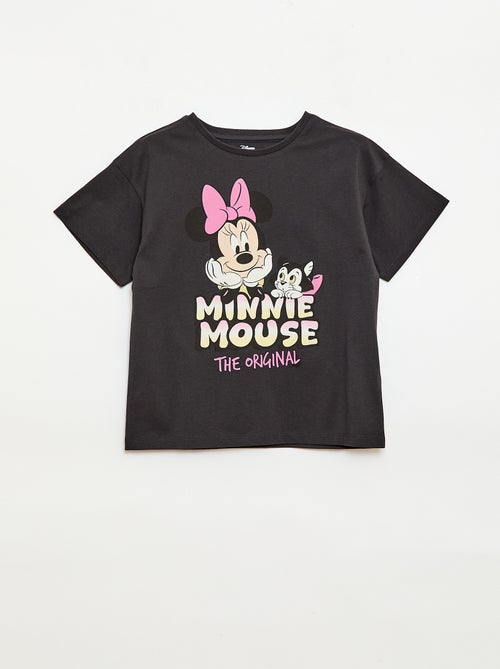Plain 'Disney' 'Minnie' cotton T-shirt - Kiabi