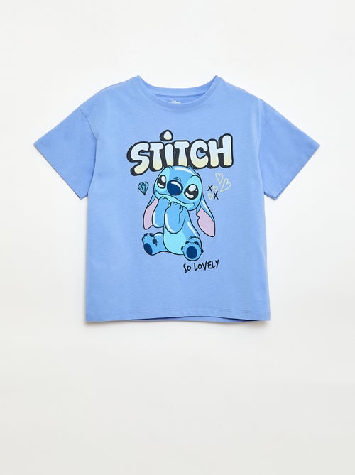 Plain 'Disney' 'Stitch' cotton T-shirt - Kiabi