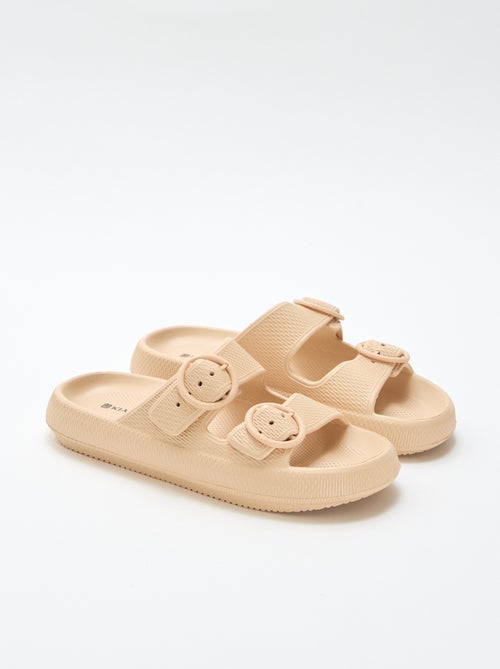 Plain double-strap mules - Kiabi