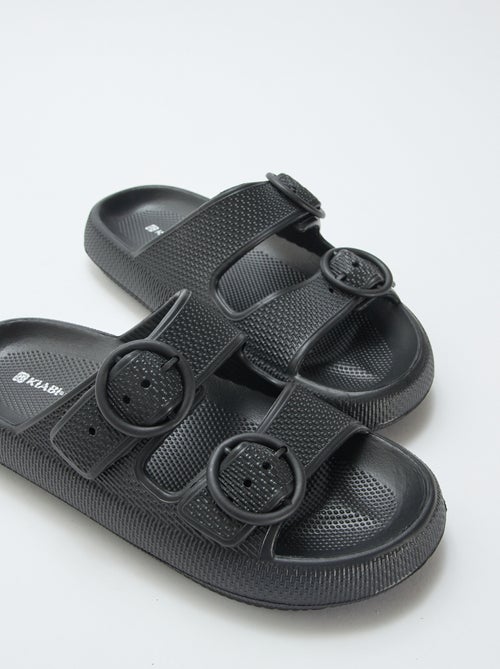 Plain double-strap mules - Kiabi