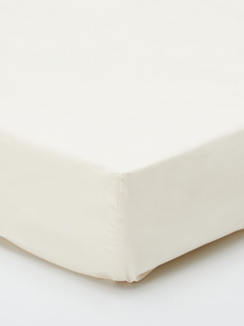 Plain fitted sheet 140 x 200 cm - Kiabi