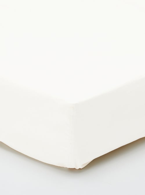 Plain fitted sheet 140 x 200 cm - Kiabi