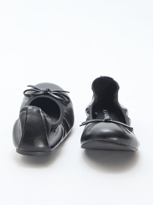 Plain Flat Ballerina Shoes - Kiabi