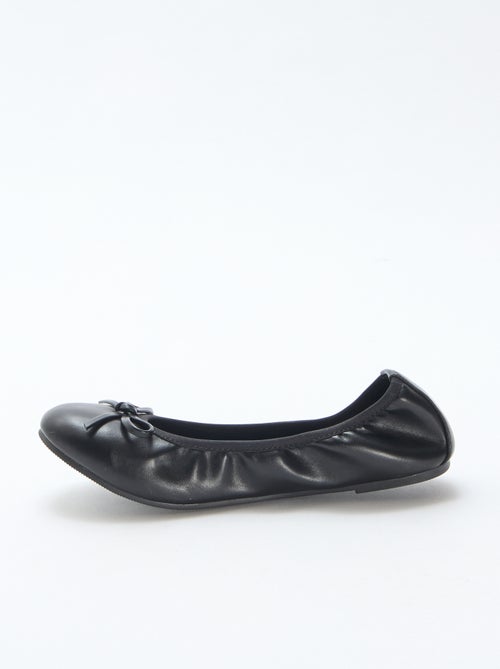 Plain Flat Ballerina Shoes - Kiabi