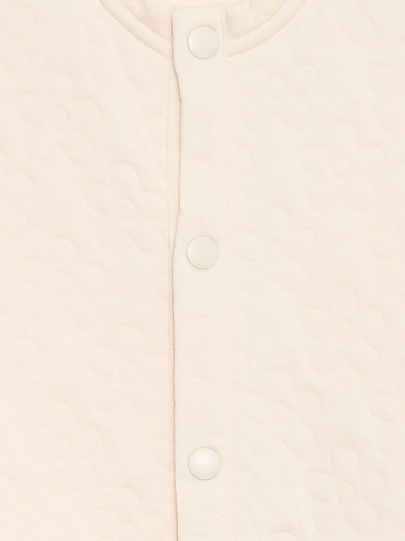 Plain Fleece-Effect Sweatshirt - Adaptive Collection Beige - Kiabi