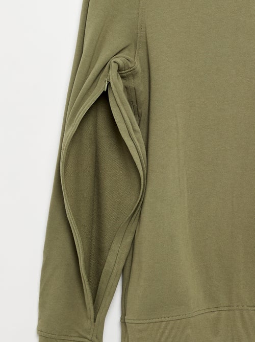 Plain Fleece Sweatshirt - Easy-Wear Design - Kiabi