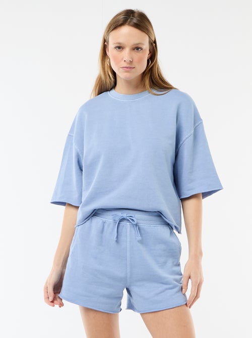 Plain French Terry Shorts - Kiabi