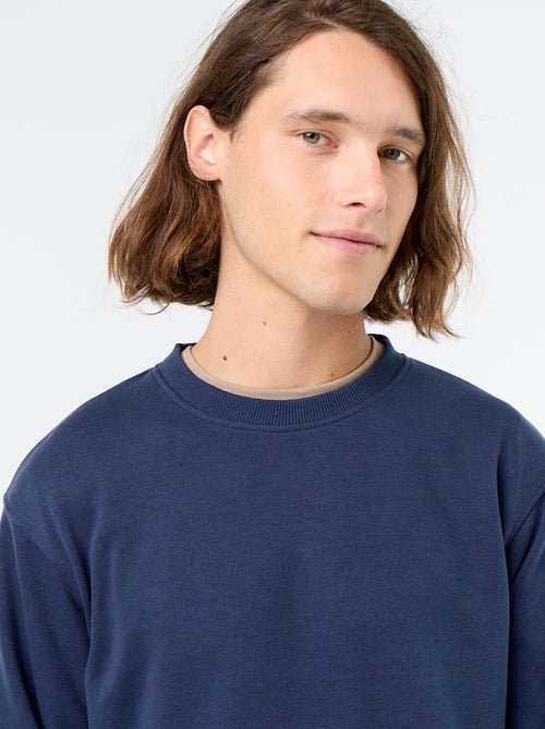 Plain French Terry Sweatshirt - Kiabi