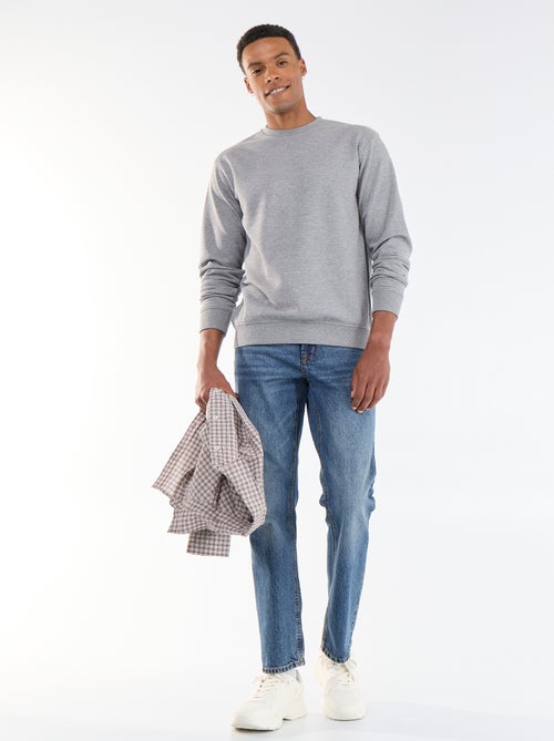 Plain French Terry Sweatshirt - Kiabi
