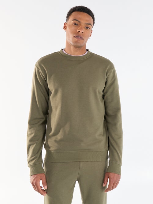 Plain French Terry Sweatshirt - Kiabi