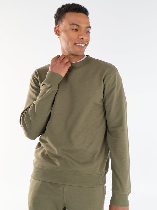 Plain French Terry Sweatshirt - Kiabi