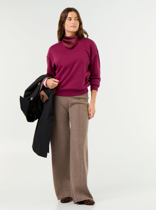Plain French Terry Sweatshirt - Kiabi