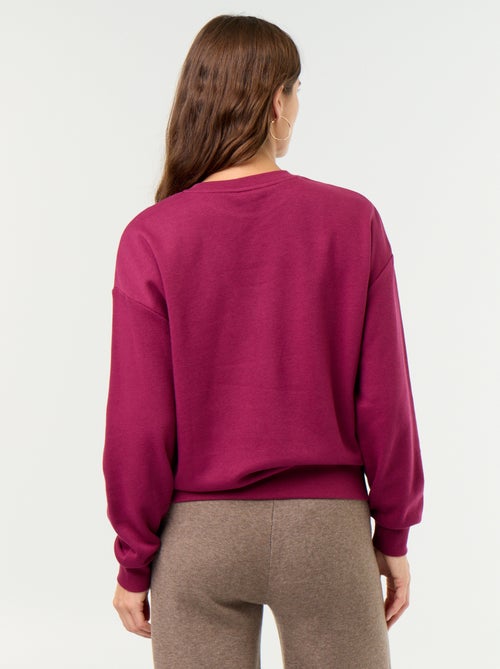 Plain French Terry Sweatshirt - Kiabi