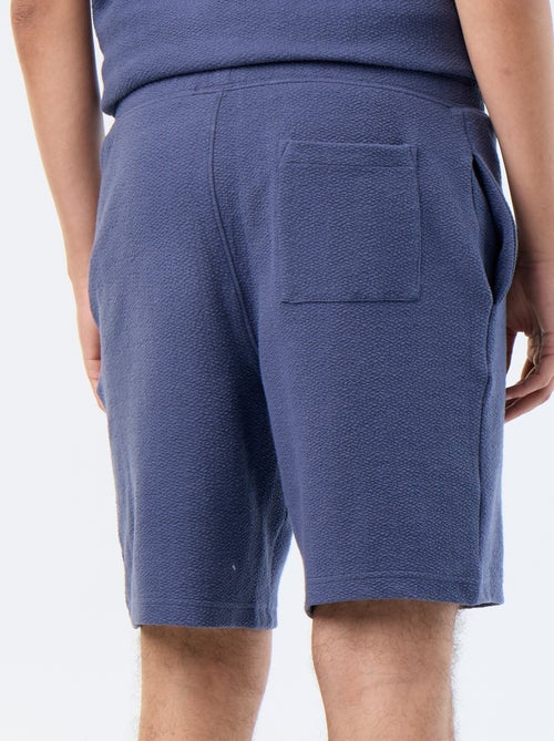 Plain Heavy Knit Bermuda Shorts - Kiabi Plain Heavy Knit Bermuda Shorts - Kiabi