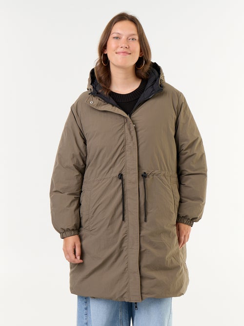 Plain hooded parka - Kiabi