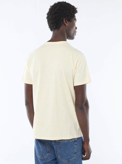 Plain jersey straight T-shirt - Kiabi