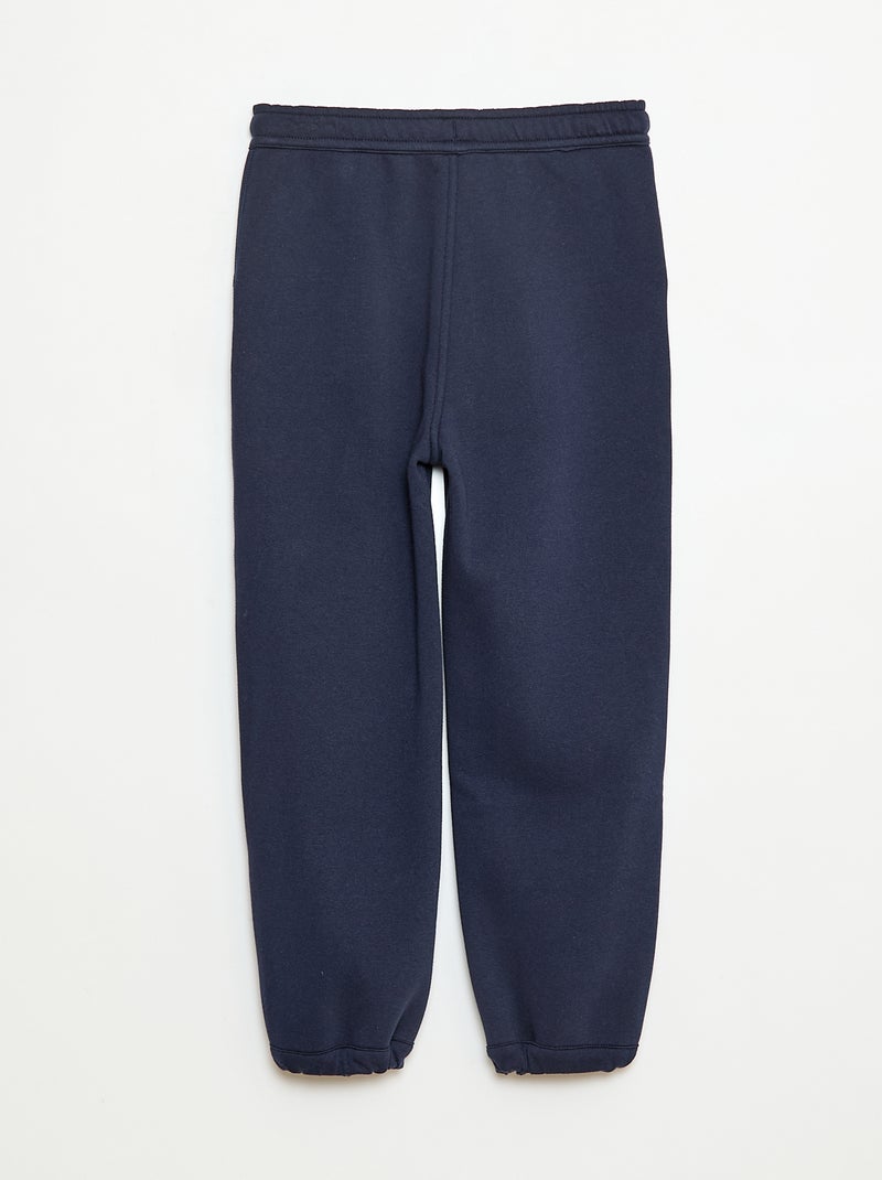 Plain Joggers with 2 Pockets Blue - Kiabi