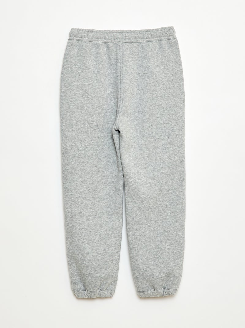 Plain Joggers with 2 Pockets Grey - Kiabi