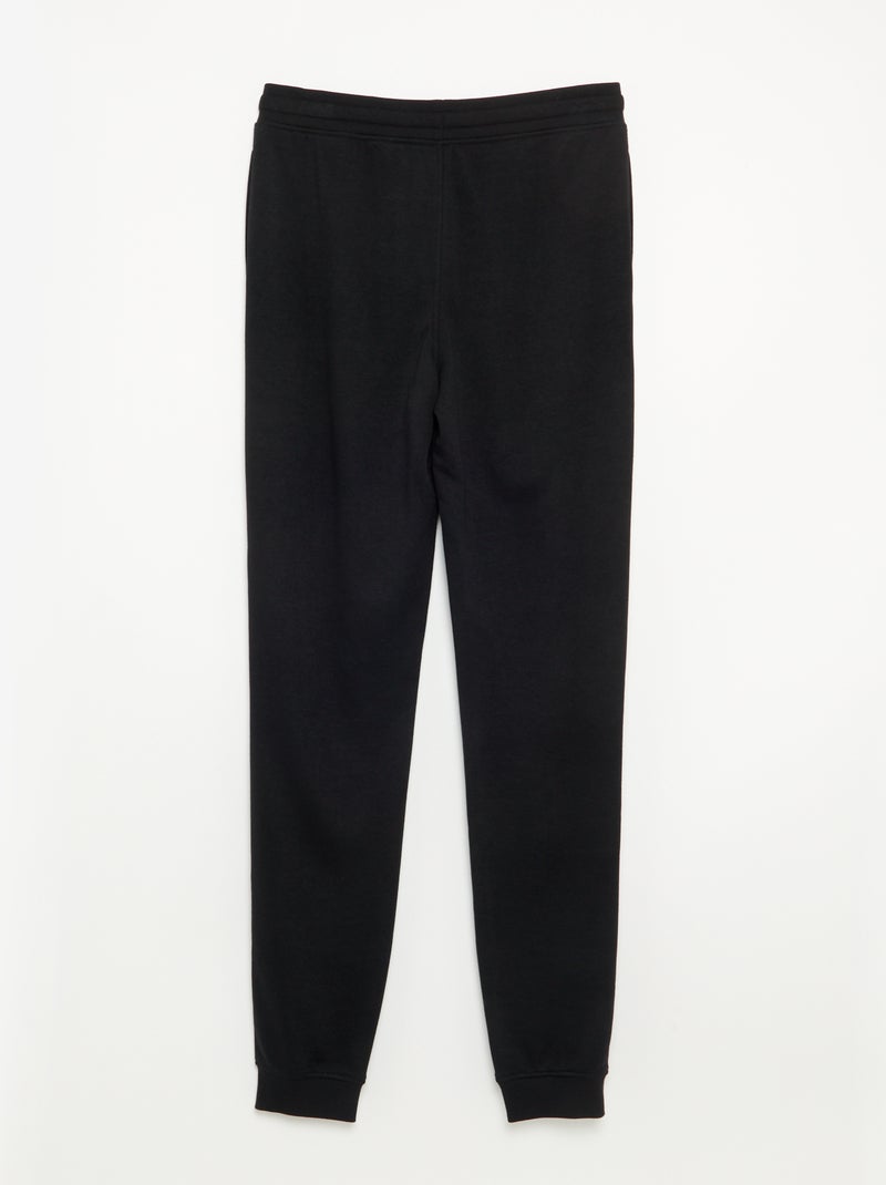 Plain Jogging Pants Black - Kiabi