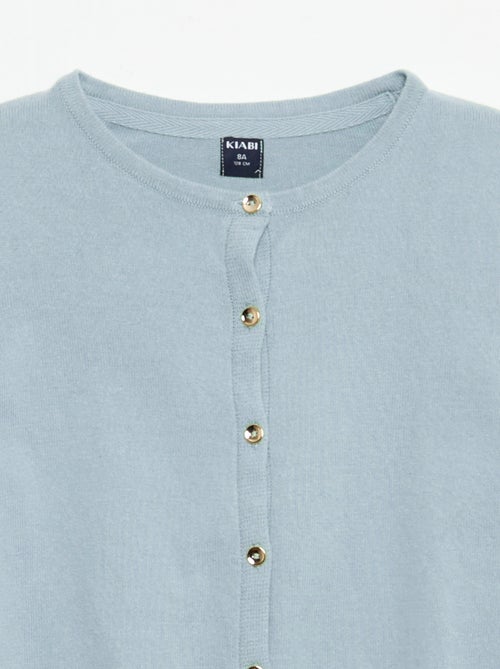 Plain knit cardigan - Kiabi Plain knit cardigan - Kiabi