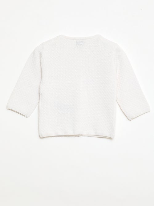 Plain Knit Cardigan - Kiabi