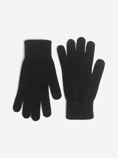 Plain knit gloves - Kiabi Plain knit gloves - Kiabi