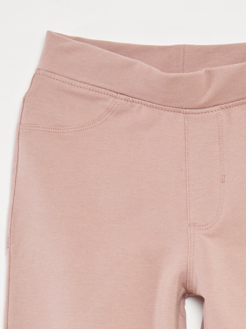 Plain leggings Pink - Kiabi