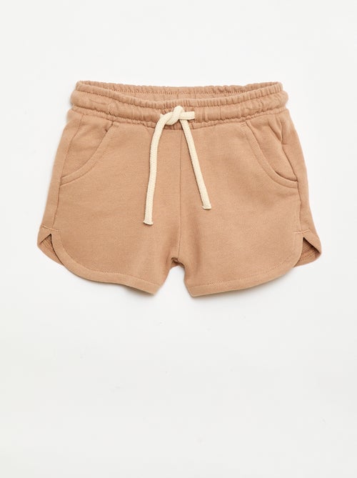 Plain lightweight fleece shorts - Kiabi
