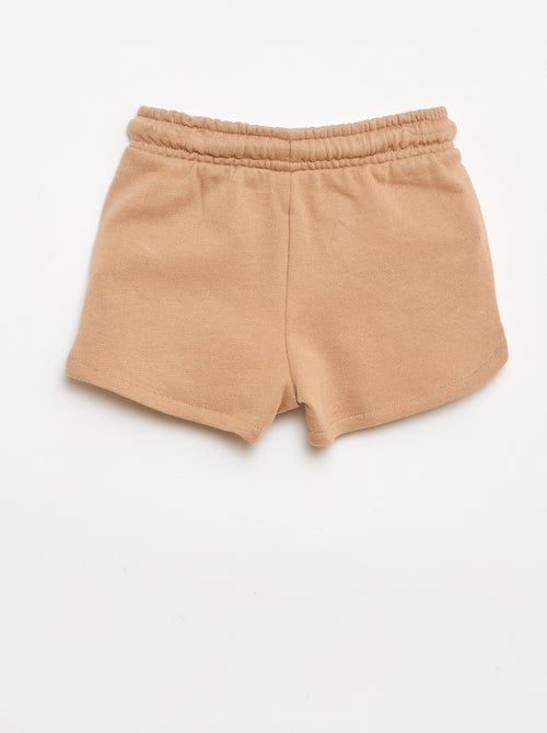 Plain lightweight fleece shorts - Kiabi