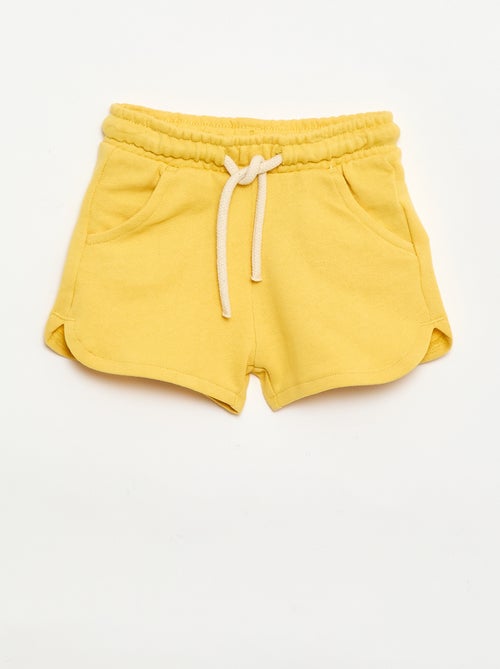 Plain lightweight fleece shorts - Kiabi