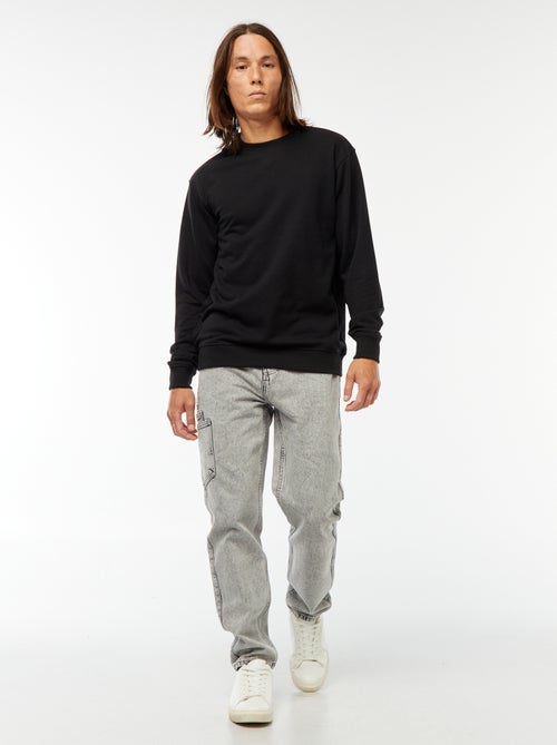 Plain Lightweight Fleece Sweatshirt - Kiabi