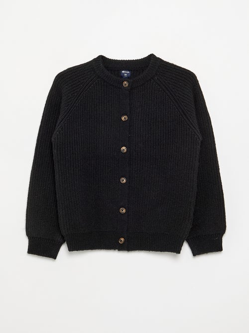 Plain Long-Sleeved Cardigan - Kiabi